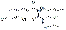 530154-22-4,3,5-DICHLORO-2-[[[[3-(2,4-DICHLOROPHENYL)-1-OXO-2-PROPENYL]AMINO]THIOXOMETHYL]AMINO]-BENZOIC ACID