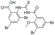 530155-74-9,3,5-DIBROMO-2-[[[(3,5-DIBROMO-2-METHOXYBENZOYL)AMINO]THIOXOMETHYL]AMINO]-BENZOIC ACID