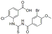 530156-67-3,3-[[[(3-BROMO-4-METHOXYBENZOYL)AMINO]THIOXOMETHYL]AMINO]-4-CHLORO-BENZOIC ACID