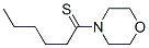 5310-05-4,Morpholine,  4-(1-thioxohexyl)-  (9CI)