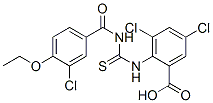 531518-43-1,3,5-DICHLORO-2-[[[(3-CHLORO-4-ETHOXYBENZOYL)AMINO]THIOXOMETHYL]AMINO]-BENZOIC ACID