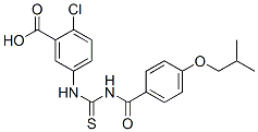 531519-99-0,2-CHLORO-5-[[[[4-(2-METHYLPROPOXY)BENZOYL]AMINO]THIOXOMETHYL]AMINO]-BENZOIC ACID