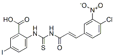 531520-06-6,2-[[[[3-(4-CHLORO-3-NITROPHENYL)-1-OXO-2-PROPENYL]AMINO]THIOXOMETHYL]AMINO]-5-IODO-BENZOIC ACID