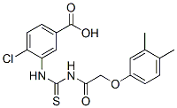 531526-59-7,4-CHLORO-3-[[[[(3,4-DIMETHYLPHENOXY)ACETYL]AMINO]THIOXOMETHYL]AMINO]-BENZOIC ACID