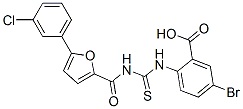 531530-54-8,5-BROMO-2-[[[[[5-(3-CHLOROPHENYL)-2-FURANYL]CARBONYL]AMINO]THIOXOMETHYL]AMINO]-BENZOIC ACID