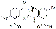 531532-63-5,3,5-DIBROMO-2-[[[(4-METHOXY-3-NITROBENZOYL)AMINO]THIOXOMETHYL]AMINO]-BENZOIC ACID