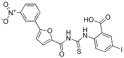 531533-54-7,5-IODO-2-[[[[[5-(3-NITROPHENYL)-2-FURANYL]CARBONYL]AMINO]THIOXOMETHYL]AMINO]-BENZOIC ACID