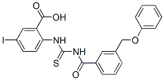 531534-43-7,5-IODO-2-[[[[3-(PHENOXYMETHYL)BENZOYL]AMINO]THIOXOMETHYL]AMINO]-BENZOIC ACID