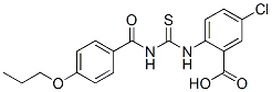 531535-11-2,5-CHLORO-2-[[[(4-PROPOXYBENZOYL)AMINO]THIOXOMETHYL]AMINO]-BENZOIC ACID