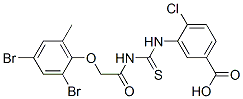 531535-40-7,4-CHLORO-3-[[[[(2,4-DIBROMO-6-METHYLPHENOXY)ACETYL]AMINO]THIOXOMETHYL]AMINO]-BENZOIC ACID