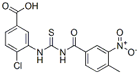 531538-05-3,4-CHLORO-3-[[[(4-METHYL-3-NITROBENZOYL)AMINO]THIOXOMETHYL]AMINO]-BENZOIC ACID
