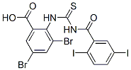 531540-21-3,3,5-DIBROMO-2-[[[(2,5-DIIODOBENZOYL)AMINO]THIOXOMETHYL]AMINO]-BENZOIC ACID
