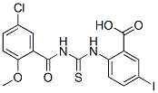 531540-28-0,2-[[[(5-CHLORO-2-METHOXYBENZOYL)AMINO]THIOXOMETHYL]AMINO]-5-IODO-BENZOIC ACID