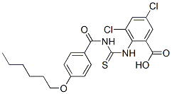 531545-77-4,3,5-DICHLORO-2-[[[[4-(HEXYLOXY)BENZOYL]AMINO]THIOXOMETHYL]AMINO]-BENZOIC ACID