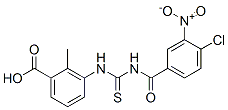 531547-19-0,3-[[[(4-CHLORO-3-NITROBENZOYL)AMINO]THIOXOMETHYL]AMINO]-2-METHYL-BENZOIC ACID