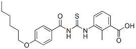 531547-56-5,3-[[[[4-(HEXYLOXY)BENZOYL]AMINO]THIOXOMETHYL]AMINO]-2-METHYL-BENZOIC ACID