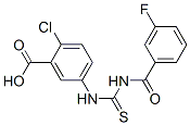 531547-89-4,2-CHLORO-5-[[[(3-FLUOROBENZOYL)AMINO]THIOXOMETHYL]AMINO]-BENZOIC ACID