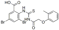 531548-30-8,3,5-DIBROMO-2-[[[[(2-METHYLPHENOXY)ACETYL]AMINO]THIOXOMETHYL]AMINO]-BENZOIC ACID