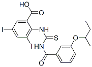 531548-72-8,3,5-DIIODO-2-[[[[3-(1-METHYLPROPOXY)BENZOYL]AMINO]THIOXOMETHYL]AMINO]-BENZOIC ACID
