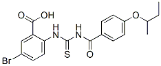 532388-26-4,5-BROMO-2-[[[[4-(1-METHYLPROPOXY)BENZOYL]AMINO]THIOXOMETHYL]AMINO]-BENZOIC ACID