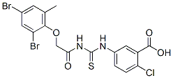 532388-91-3,2-CHLORO-5-[[[[(2,4-DIBROMO-6-METHYLPHENOXY)ACETYL]AMINO]THIOXOMETHYL]AMINO]-BENZOIC ACID