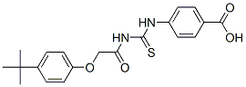 532404-38-9,4-[[[[[4-(1,1-DIMETHYLETHYL)PHENOXY]ACETYL]AMINO]THIOXOMETHYL]AMINO]-BENZOIC ACID