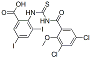 532408-56-3,2-[[[(3,5-DICHLORO-2-METHOXYBENZOYL)AMINO]THIOXOMETHYL]AMINO]-3,5-DIIODO-BENZOIC ACID