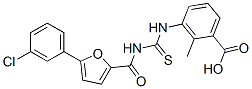 532415-60-4,3-[[[[[5-(3-CHLOROPHENYL)-2-FURANYL]CARBONYL]AMINO]THIOXOMETHYL]AMINO]-2-METHYL-BENZOIC ACID