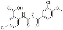 532419-10-6,5-CHLORO-2-[[[(3-CHLORO-4-METHOXYBENZOYL)AMINO]THIOXOMETHYL]AMINO]-BENZOIC ACID