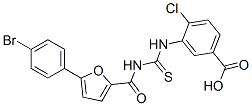 532423-05-5,3-[[[[[5-(4-BROMOPHENYL)-2-FURANYL]CARBONYL]AMINO]THIOXOMETHYL]AMINO]-4-CHLORO-BENZOIC ACID