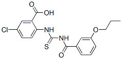 532429-79-1,5-CHLORO-2-[[[(3-PROPOXYBENZOYL)AMINO]THIOXOMETHYL]AMINO]-BENZOIC ACID