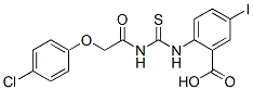 532430-48-1,2-[[[[(4-CHLOROPHENOXY)ACETYL]AMINO]THIOXOMETHYL]AMINO]-5-IODO-BENZOIC ACID