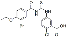 532937-73-8,5-[[[(3-BROMO-4-ETHOXYBENZOYL)AMINO]THIOXOMETHYL]AMINO]-2-CHLORO-BENZOIC ACID