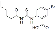 532939-45-0,5-BROMO-2-[[[(1-OXOHEXYL)AMINO]THIOXOMETHYL]AMINO]-BENZOIC ACID