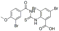 532940-42-4,3,5-DIBROMO-2-[[[(3-BROMO-4-METHOXYBENZOYL)AMINO]THIOXOMETHYL]AMINO]-BENZOIC ACID