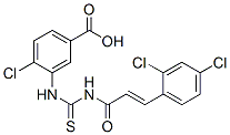532941-63-2,4-CHLORO-3-[[[[3-(2,4-DICHLOROPHENYL)-1-OXO-2-PROPENYL]AMINO]THIOXOMETHYL]AMINO]-BENZOIC ACID