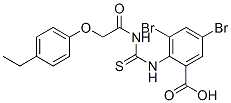 532947-59-4,3,5-DIBROMO-2-[[[[(4-ETHYLPHENOXY)ACETYL]AMINO]THIOXOMETHYL]AMINO]-BENZOIC ACID