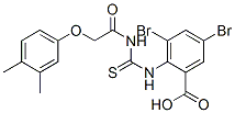532948-18-8,3,5-DIBROMO-2-[[[[(3,4-DIMETHYLPHENOXY)ACETYL]AMINO]THIOXOMETHYL]AMINO]-BENZOIC ACID