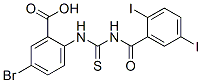 532950-42-8,5-BROMO-2-[[[(2,5-DIIODOBENZOYL)AMINO]THIOXOMETHYL]AMINO]-BENZOIC ACID