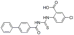 532951-74-9,2-[[[([1,1'-BIPHENYL]-4-YLCARBONYL)AMINO]THIOXOMETHYL]AMINO]-5-CHLORO-BENZOIC ACID