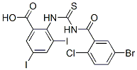 532956-82-4,2-[[[(5-BROMO-2-CHLOROBENZOYL)AMINO]THIOXOMETHYL]AMINO]-3,5-DIIODO-BENZOIC ACID