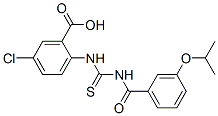 532977-92-7,5-CHLORO-2-[[[[3-(1-METHYLETHOXY)BENZOYL]AMINO]THIOXOMETHYL]AMINO]-BENZOIC ACID