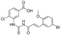 532978-58-8,3-[[[[3-(5-BROMO-2-METHOXYPHENYL)-1-OXO-2-PROPENYL]AMINO]THIOXOMETHYL]AMINO]-4-CHLORO-BENZOIC ACID