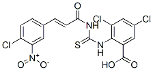 532981-86-5,3,5-DICHLORO-2-[[[[3-(4-CHLORO-3-NITROPHENYL)-1-OXO-2-PROPENYL]AMINO]THIOXOMETHYL]AMINO]-BENZOIC ACID