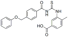 532982-25-5,4-METHYL-3-[[[[4-(PHENOXYMETHYL)BENZOYL]AMINO]THIOXOMETHYL]AMINO]-BENZOIC ACID