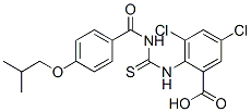 533919-33-4,3,5-DICHLORO-2-[[[[4-(2-METHYLPROPOXY)BENZOYL]AMINO]THIOXOMETHYL]AMINO]-BENZOIC ACID