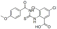 533920-84-2,3,5-DICHLORO-2-[[[(4-METHOXYBENZOYL)AMINO]THIOXOMETHYL]AMINO]-BENZOIC ACID