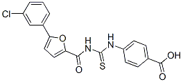 533922-31-5,4-[[[[[5-(3-CHLOROPHENYL)-2-FURANYL]CARBONYL]AMINO]THIOXOMETHYL]AMINO]-BENZOIC ACID