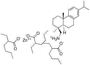 53404-92-5,Zinc dehydroabietylammonium 2-ethylhexanoate