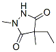 53445-99-1,3,5-Pyrazolidinedione,  4-ethyl-1,4-dimethyl-